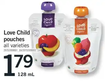 Fortinos Love child pouches offer