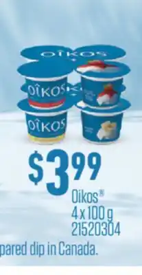 Fortinos Oikos 4 x 100 g offer