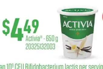 Fortinos Activia -650 g offer