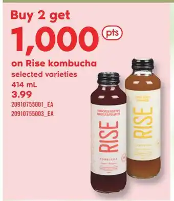 Fortinos Rise kombucha offer