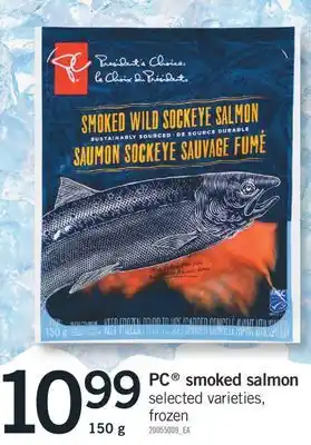 Fortinos Pc smoked salmon, 150 g offer