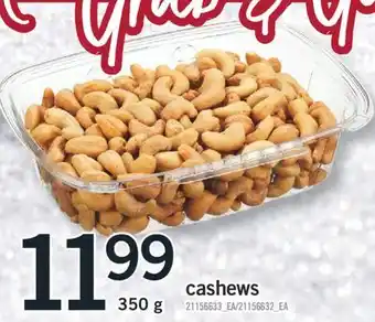 Fortinos Cashews, 350 g offer