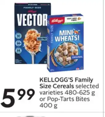 Sobeys Kellogg's family size cereals offer