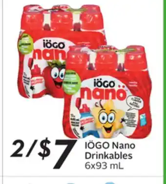 Sobeys Nano drinkables offer