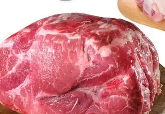 Sobeys Fresh pork shoulder blade roasts or family size steaks offer