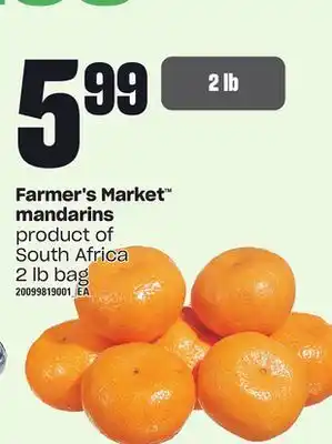 Independent Grocer Farmer's market mandarins, 2 lb bag offer