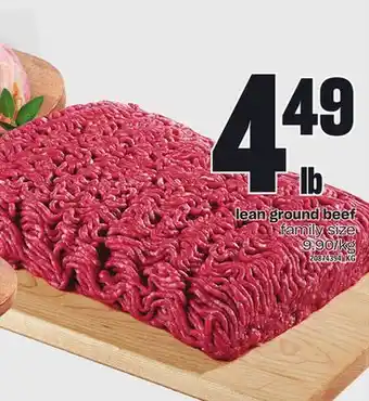 Independent Grocer Lean ground beef offer