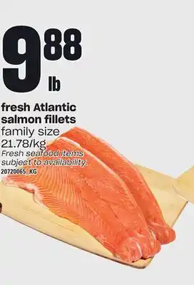 Independent Grocer Fresh atlantic salmon fillets offer