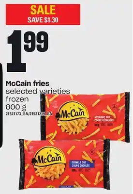 Independent Grocer Mccain fries, 800 g offer
