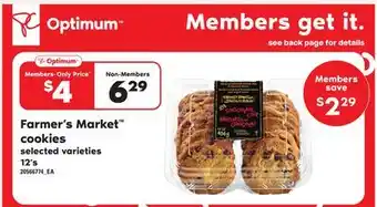 Independent Grocer Farmer's market cookies, 12's offer