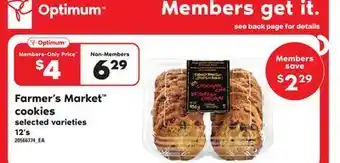 Loblaws Farmer's market cookies, 12's offer