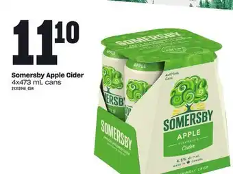 Loblaws Somersby apple cider, 4x473 ml cans offer