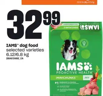 Loblaws Iams dog food, 6.12/6.8 kg offer