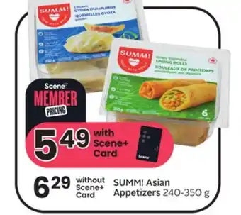 Sobeys Asian appetizers offer