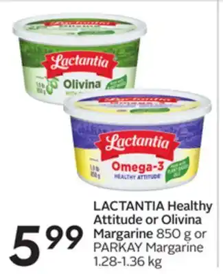 Sobeys Healthy attitude or olivina margarine offer