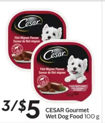 Sobeys Gourmet wet dog food offer