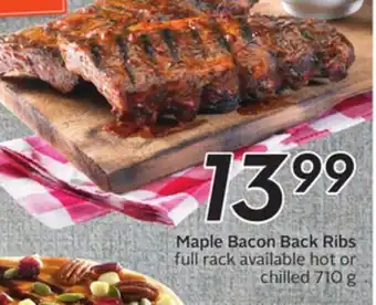 Sobeys Maple bacon back ribs offer