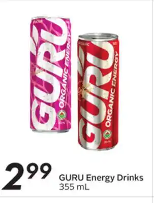 Sobeys Energy drinks offer