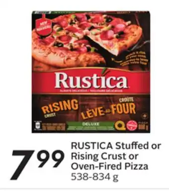 Sobeys Stuffed or rising crust or oven-fired pizza offer