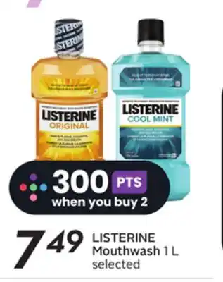 Sobeys Mouthwash offer