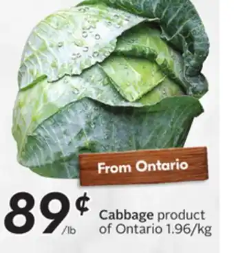 Sobeys Cabbage offer