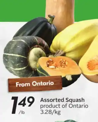 Sobeys Assorted squash offer