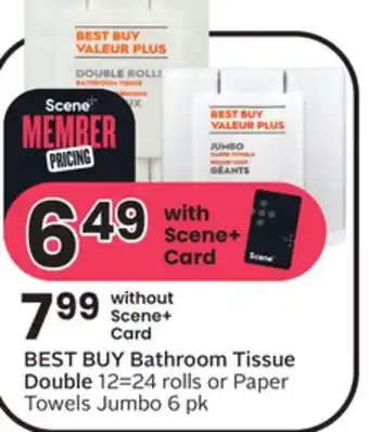 Sobeys Bathroom tissue offer