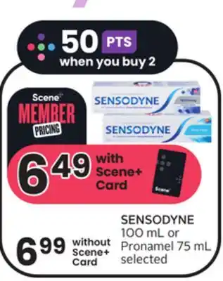 Sobeys Sensodyne offer
