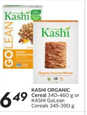 Sobeys Organic cereal offer