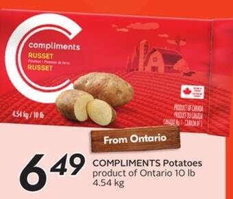 Sobeys Potatoes offer