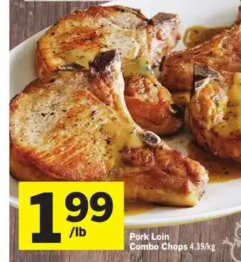 Foodland Pork loin combo chops offer