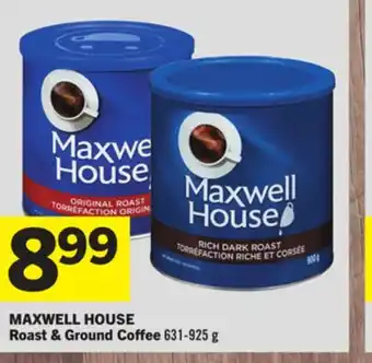 Foodland Maxwell house roast & ground coffee 631-925 g offer