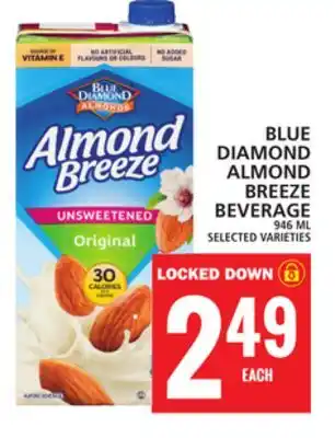 Food Basics Blue diamond almond breeze beverage offer