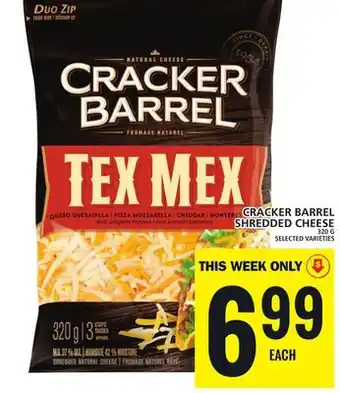 Food Basics Cracker barrel shredded cheese offer