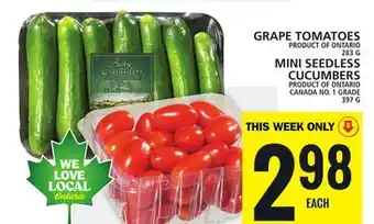 Food Basics Grape tomatoes offer