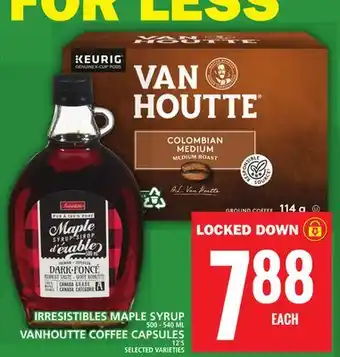 Food Basics Irresistibles maple syrup offer