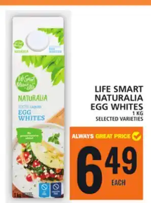 Food Basics Life smart naturalia egg whites offer