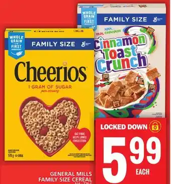 Food Basics General mills family size cereal offer