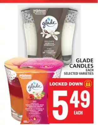 Food Basics Glade candles offer