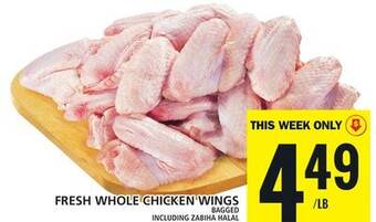 Food Basics Fresh whole chicken wings bagged offer