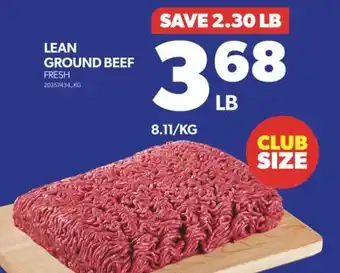Real Canadian Superstore Lean ground beef offer