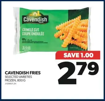 Real Canadian Superstore Cavendish fries, 800 g offer