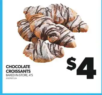 Real Canadian Superstore Chocolate croissants, 4's offer