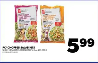 Real Canadian Superstore Pc chopped salad kits, 285-396 g offer