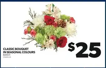 Real Canadian Superstore Classic bouquet in seasonal colours, bunch offer