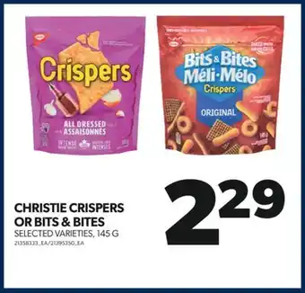 Real Canadian Superstore Christie crispers or bits & bites, 145 g offer