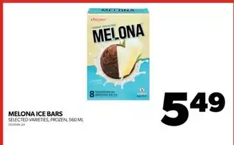 Real Canadian Superstore Melona ice bars, 560 ml offer