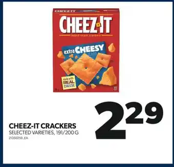 Real Canadian Superstore Cheez-it crackers, 191/200 g offer