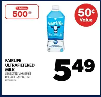 Real Canadian Superstore Fairlife ultrafiltered milk, 1.5 l offer