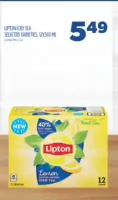 Real Canadian Superstore Lipton iced tea, 12x340 ml offer